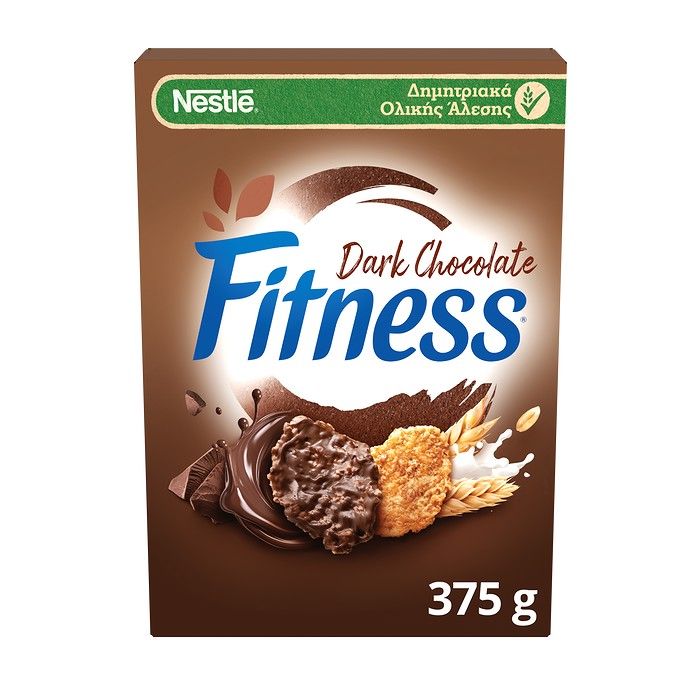 Nestle FITNESS® Δημητριακά Πρωινού Ολικής Άλεσης Με Σοκολάτα 375g