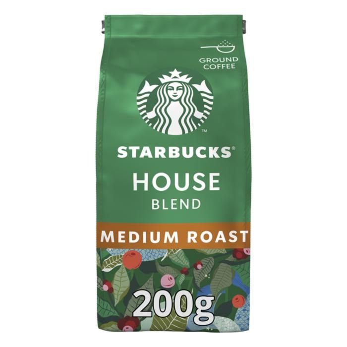 Starbucks® House Blend καφές φίλτρου 100% Arabica 200g
