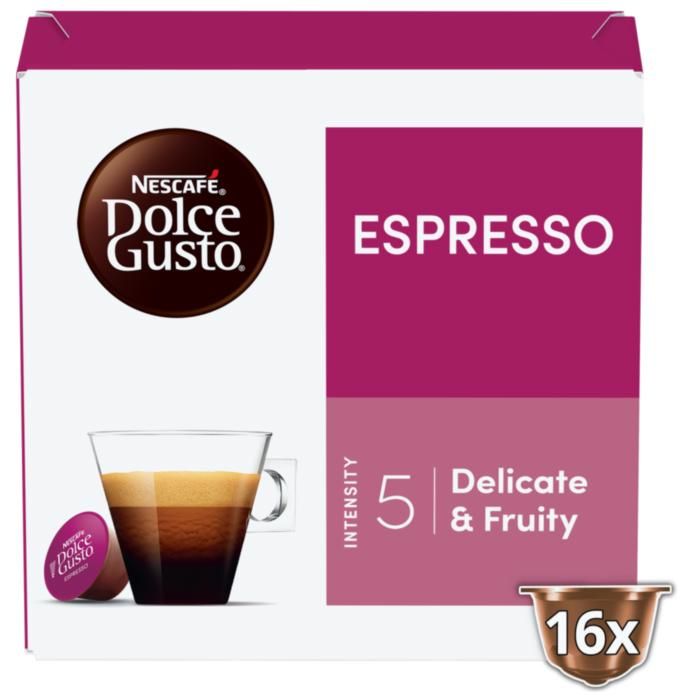NESCAFÉ® DOLCE GUSTO® ESPRESSO 16 κάψουλες καφέ 88g
