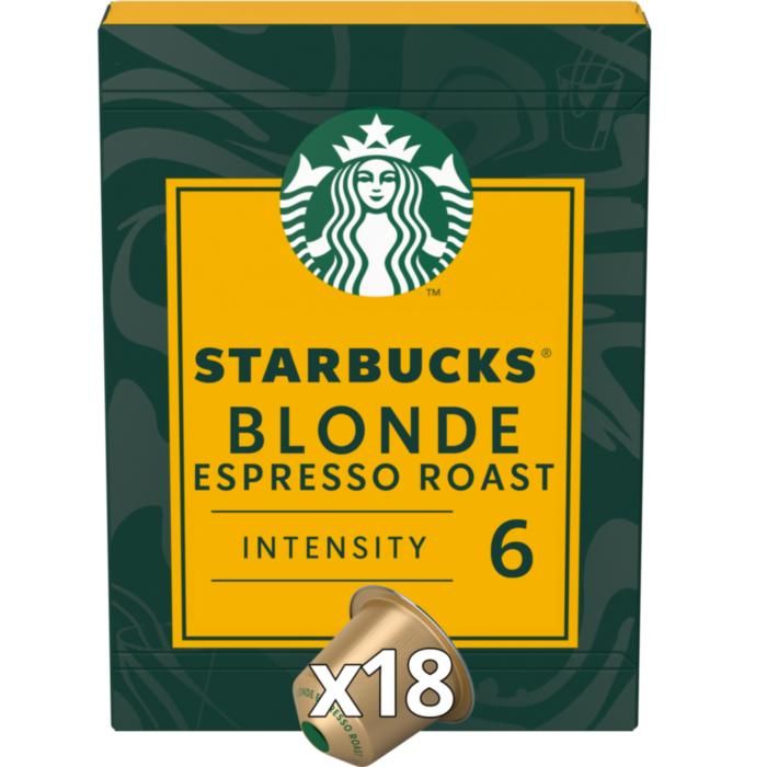 Starbucks® Blonde® Espresso Roast by NESPRESSO® 18  κάψουλες καφέ 94g