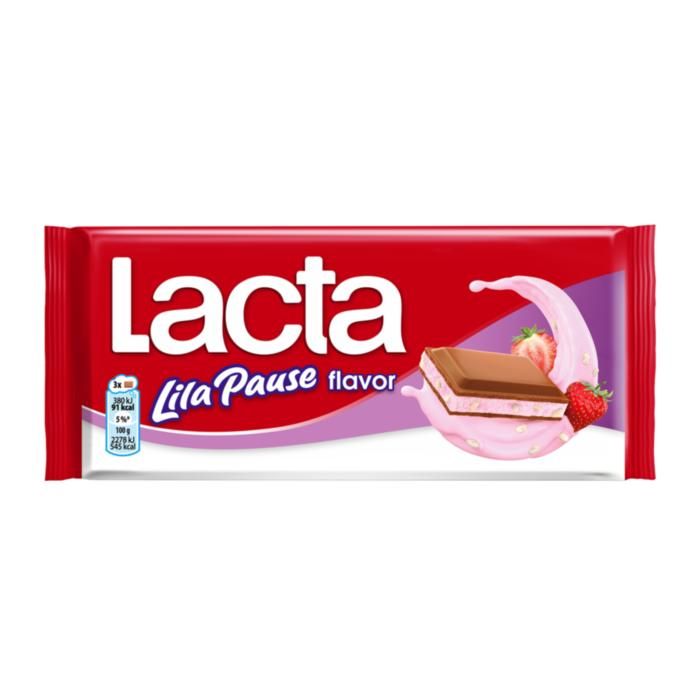Lacta Σοκολάτα Γάλακτος Lila Pause 100G