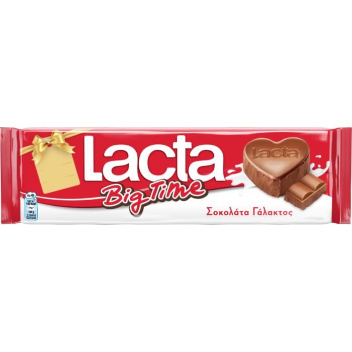 Lacta Σοκολάτα Γάλακτος Big Time 270G