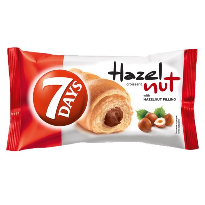 7Days Κρουασάν Με Γέμιση Πραλίνας Φουντουκιού 70G