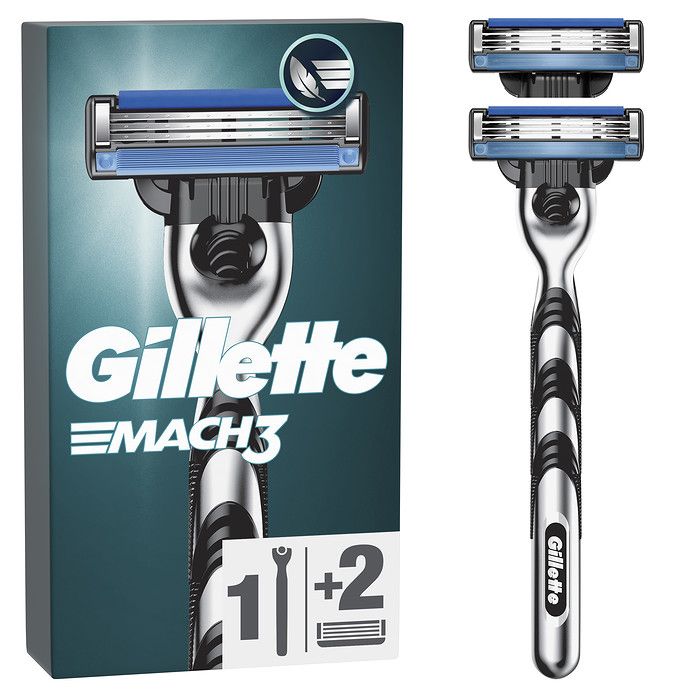 Gillette Ανδρική Ξυριστική Μηχανή Mach3, Ξυριστική Μηχανή με 3 Λεπίδες