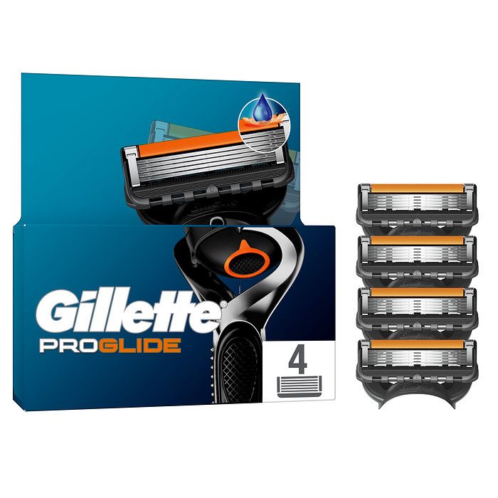 Gillette ProGlide Ανταλλακτικά Ανδρικής Ξυριστικής Μηχανής, 4 τεμάχια