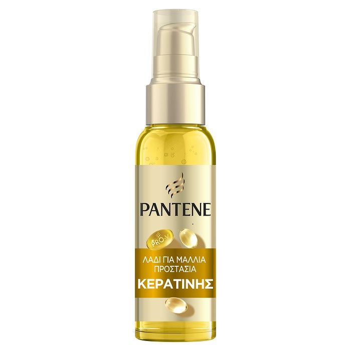 Λάδι μαλλιών Pantene Pro-V Repair & Protect Keratin Protect 100ml περιποίηση με μία χρήση