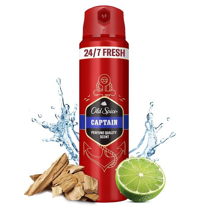 Old Spice Captain Αποσμητικό Σπρέι Σώματος Για Άνδρες 150ml