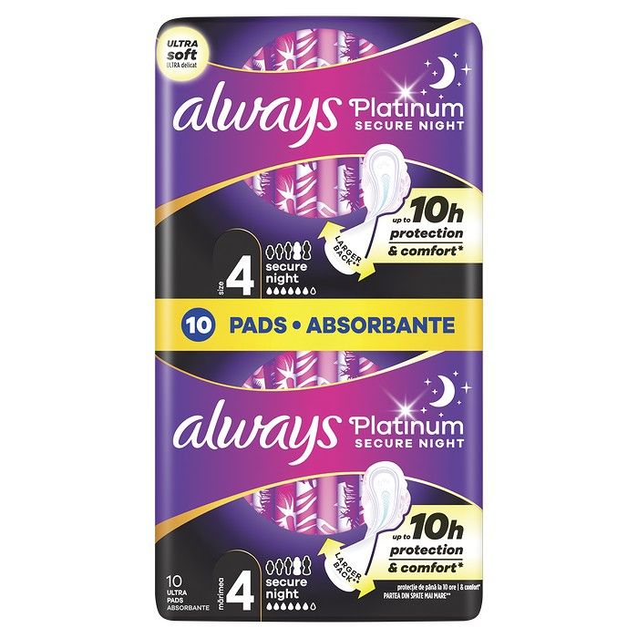 Always Platinum Secure Night (Μέγεθος 4) Σερβιέτες Με Φτερά 10