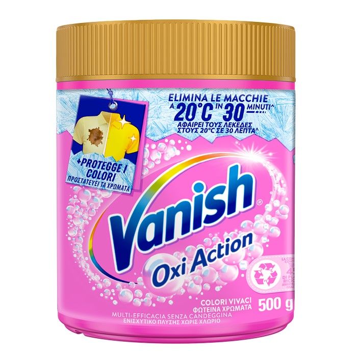 VANISH Ενισχυτικό Πλύσης Oxi Action Σκόνη 3x500gr