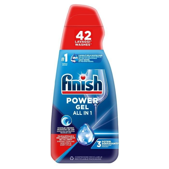 FINISH Απορρυπαντικό πλυντηρίου πιάτων Power Gel Fresh 940 ML