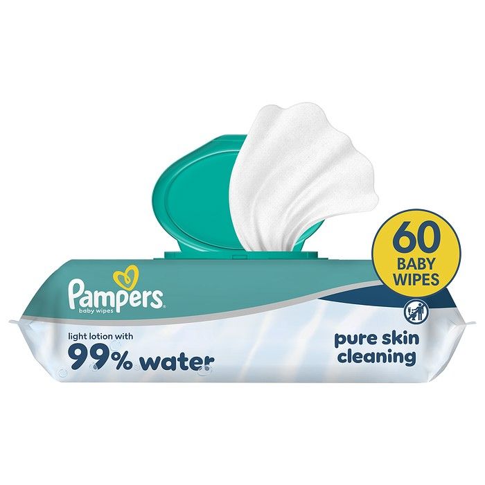 Pampers 99% Water Μωρομάντηλα - 60 μωρομάντηλα