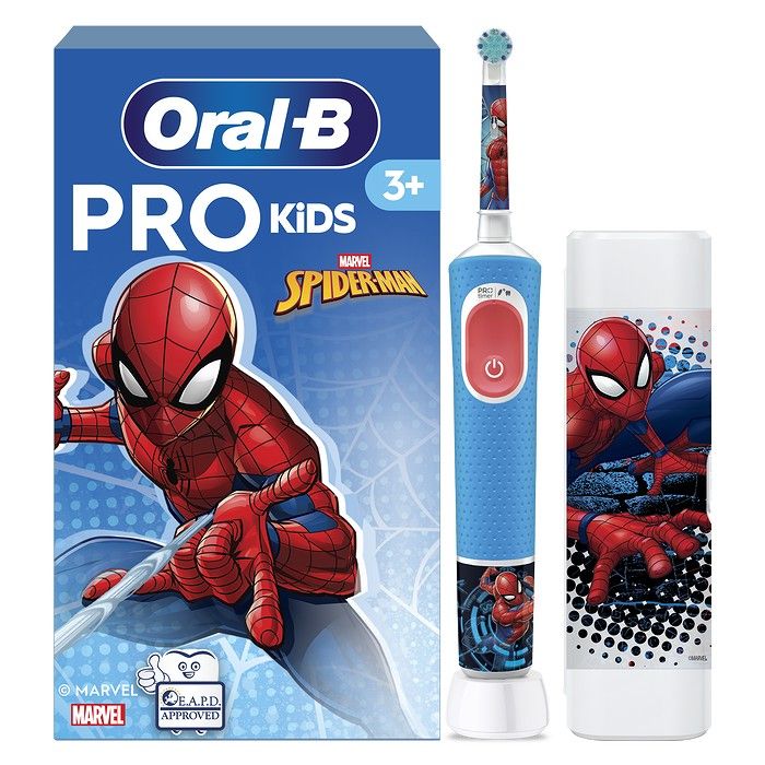 Oral-B Pro Kids Ηλεκτρική Οδοντόβουρτσα, Spiderman για Παιδιά 3+ Ετών