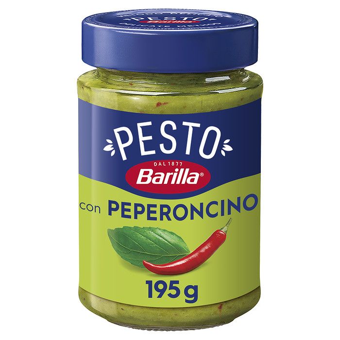 BARILLA ΣΑΛΤΣΑ ΖΥΜΑΡΙΚΩΝ PESTO PEPERONCINO 196GR