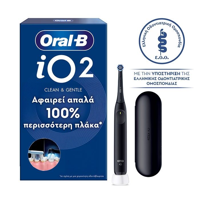 Oral-B iO Series 2 Ηλεκτρική Οδοντόβουρτσα, Black