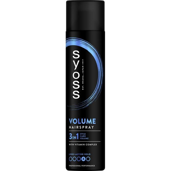Syoss Volume Hairspray 400ml,  Δυνατό Κράτημα 4