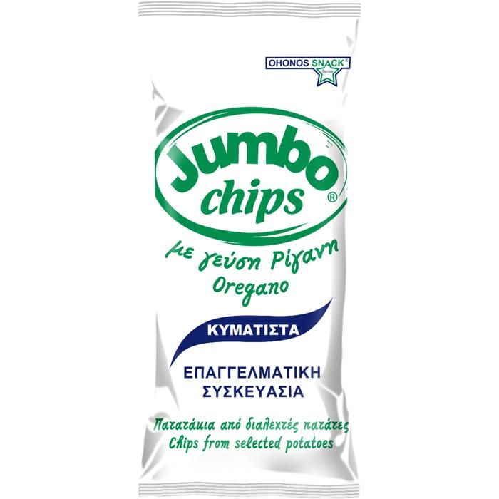JUMBO CHIPS ΡΙΓΑΝΗ ΚΥΜΑΤΙΣΤΟ 280ΓΡ.