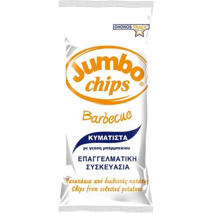 JUMBO CHIPS BBQ ΚΥΜΑΤΙΣΤΟ 280ΓΡ.
