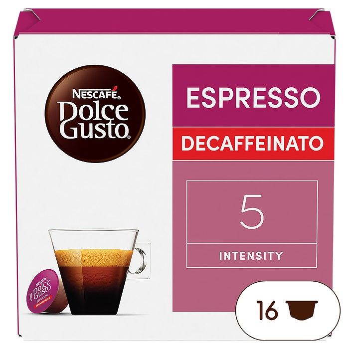 NESCAFÉ® DOLCE GUSTO® ESPRESSO DECAFFEINATO 16 κάψουλες 88g