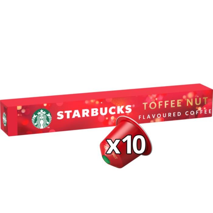 Starbucks® Toffee Nut by NESPRESSO® 10 κάψουλες καφέ