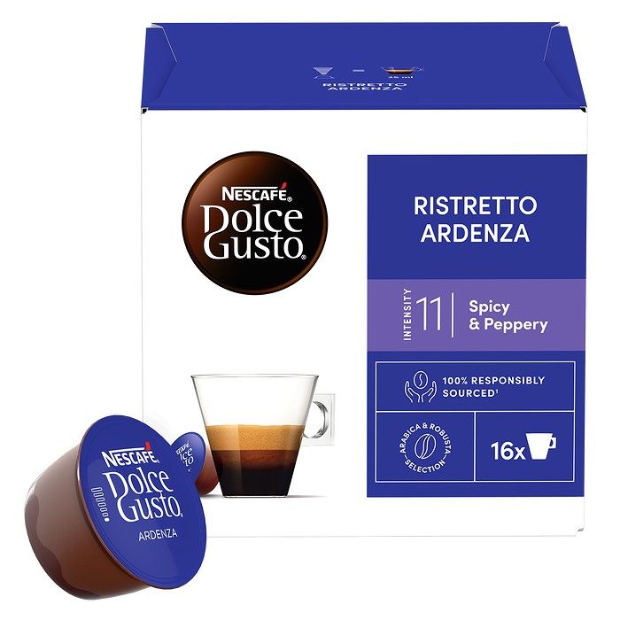 NESCAFÉ® DOLCE GUSTO® RISTRETTO ARDENZA 16 κάψουλες 104g