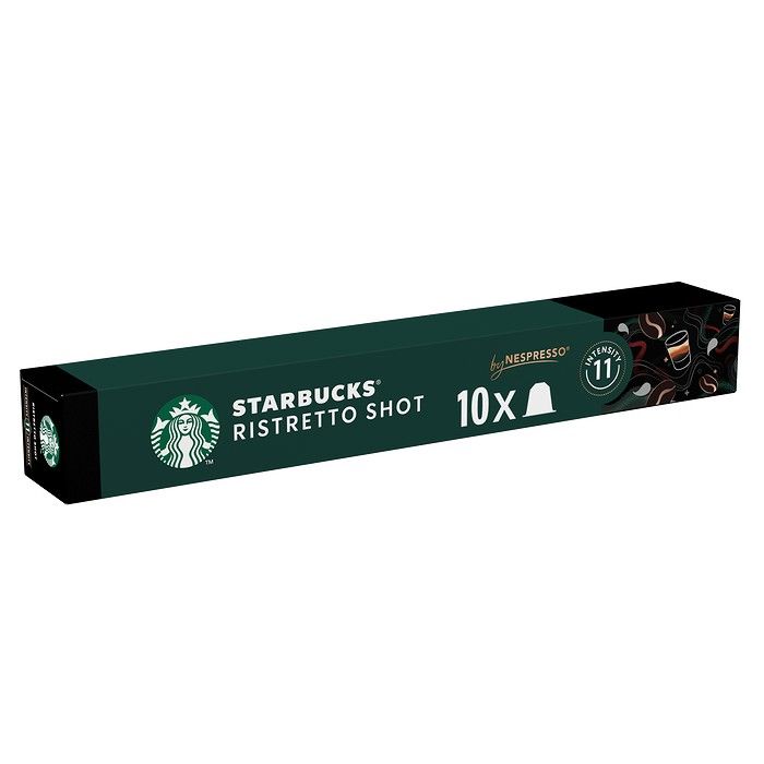 STARBUCKS® Ristretto Shot by NESPRESSO®, 10 Κάψουλες καφέ, 57g