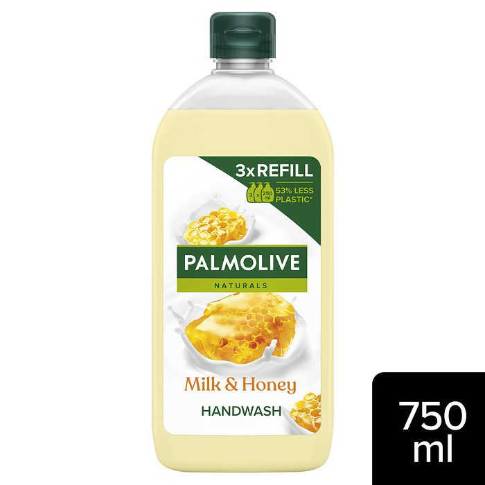 Palmolive Naturals Μέλι & Γάλα Υγρό Κρεμοσάπουνο Ανταλλακτικό 750ml