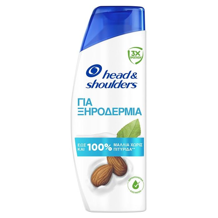 Head & Shoulders Αντιπυτιριδικό Σαμπουάν Ξηρού Τριχωτού 330ml. Καταπολεμά την Πιτυρίδα, τη Λιπαρότητα και τη Φαγούρα