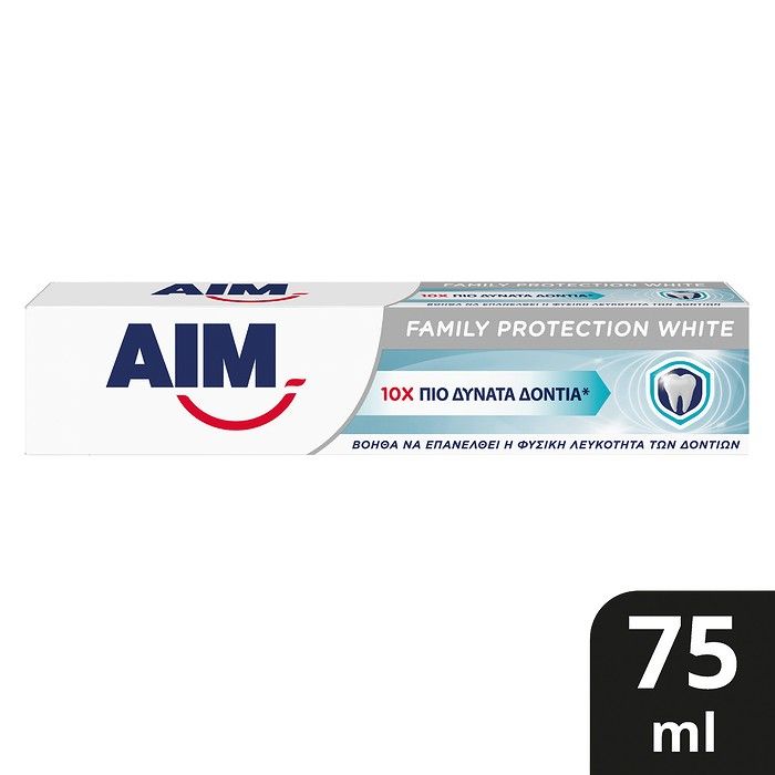 AIM Οδοντόκρεμα Family Protection White 75ml