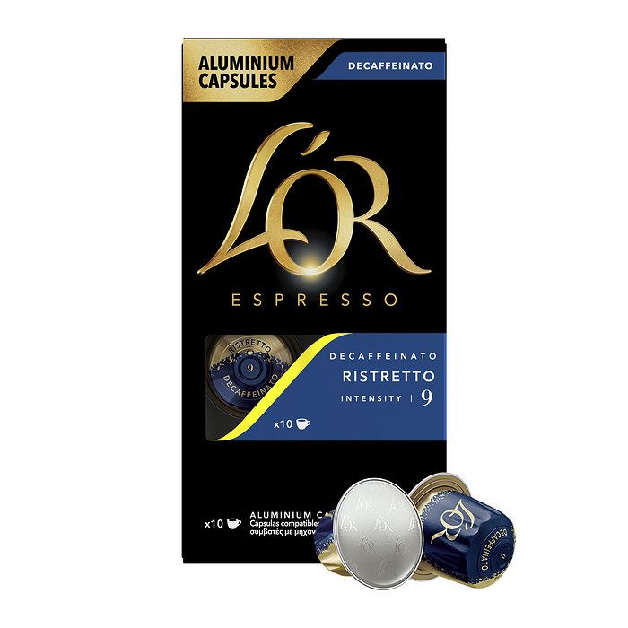 L'Or Espresso Ristretto Decaf Κάψουλες Καφέ Espresso συμβατές με μηχανές Nespresso* 10τεμ