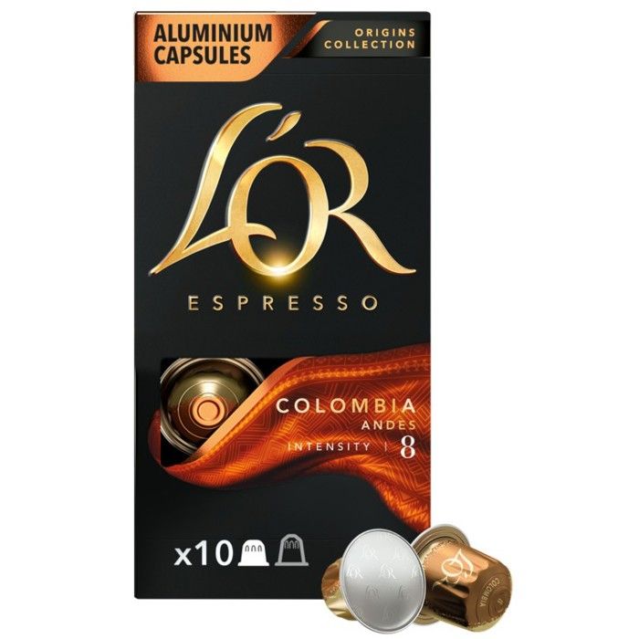 L'Or Espresso Colombia Κάψουλες Καφέ Espresso συμβατές με μηχανές Nespresso* 10τεμ