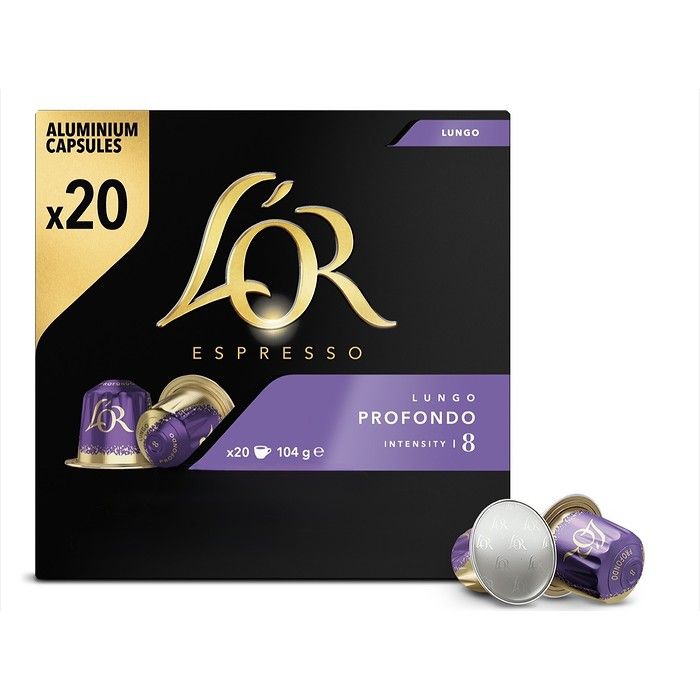 L'Or Espresso Lungo Profondo Κάψουλες Καφέ Espresso συμβατές με μηχανές Nespresso* 20τεμ
