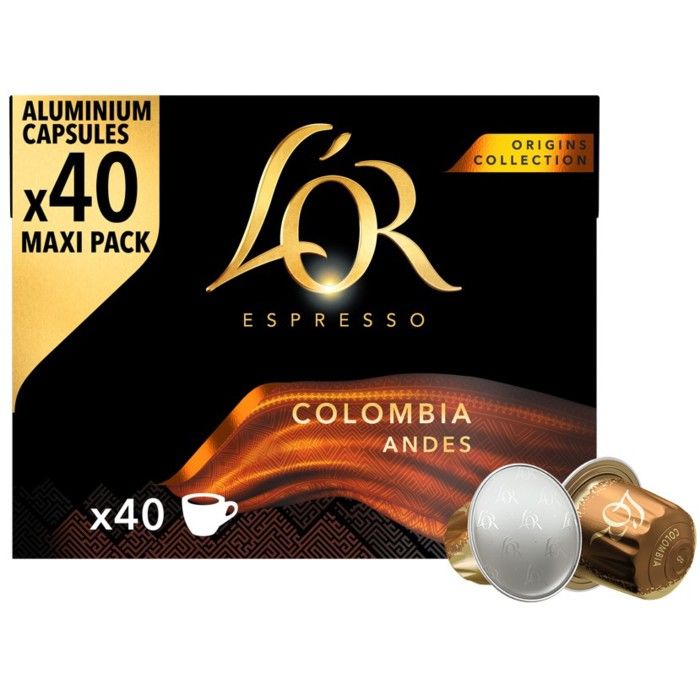 L'Or Espresso Colombia Κάψουλες Καφέ Espresso συμβατές με μηχανές Nespresso* 40τεμ