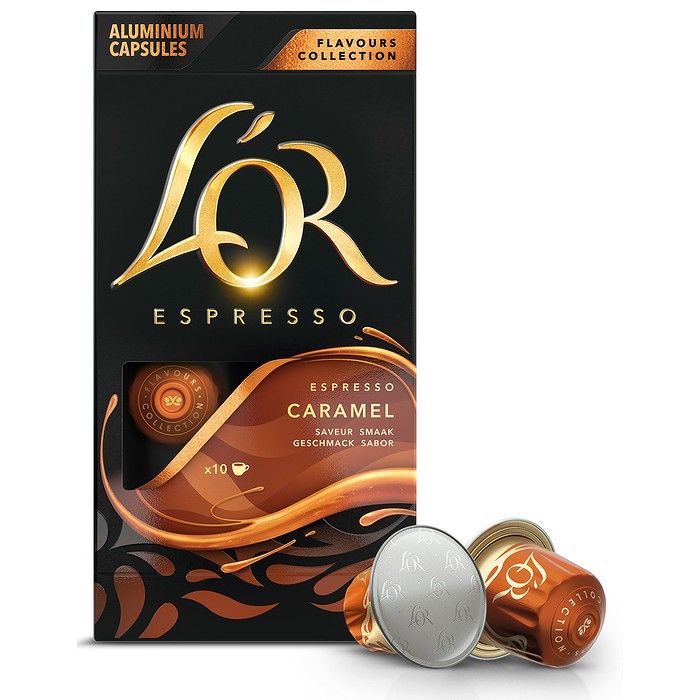 L'Or Espresso Flavours Καραμέλα Κάψουλες Καφέ Espresso συμβατές με μηχανές Nespresso* 10τεμ