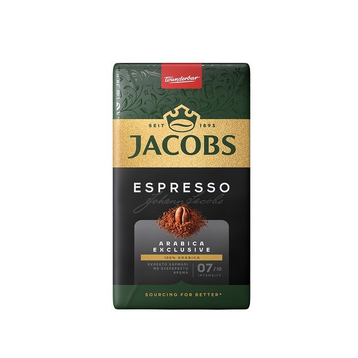 JACOBS ΚΑΦΕΣ ESPRESSO ARABICA EXCLUSIVA 250 ΓΡ