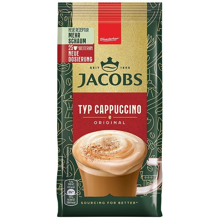JACOBS CAPPUCCINO ΣΤΙΓΜΙΑΙΟΣ ΚΑΦΕΣ 290 ΓΡ