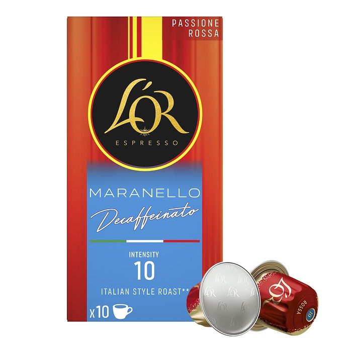 L'Or Espresso Maranello Decaf Κάψουλες Καφέ Espresso συμβατές με μηχανές Nespresso* 10τεμ