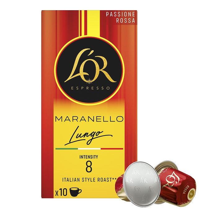 L'Or Espresso Lungo Maranello Κάψουλες Καφέ Espresso συμβατές με μηχανές Nespresso* 10τεμ