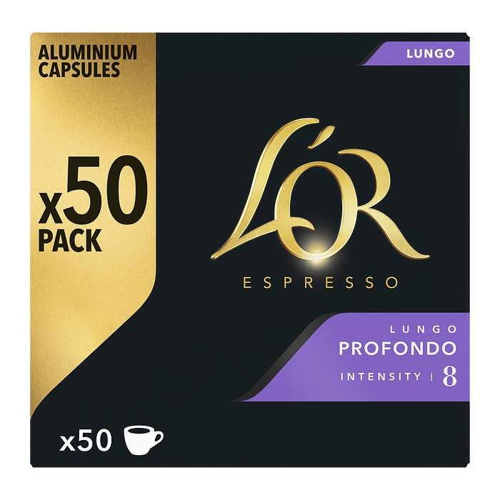 L'Or Espresso Lungo Profondo Κάψουλες Καφέ Espresso συμβατές με μηχανές Nespresso* 50τεμ