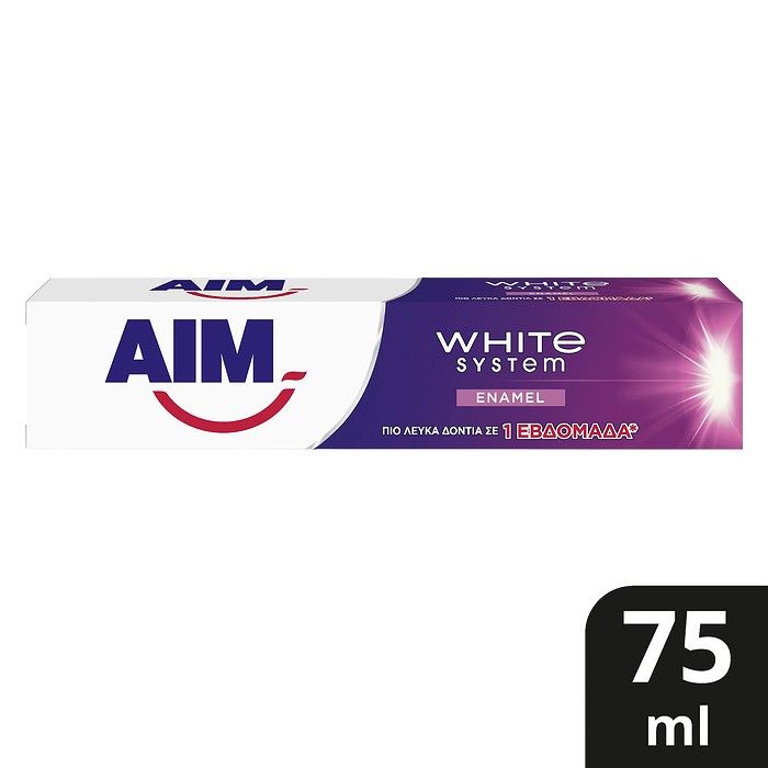 ΑΙΜ Oδοντόκρεμα White System Enamel 75ml
