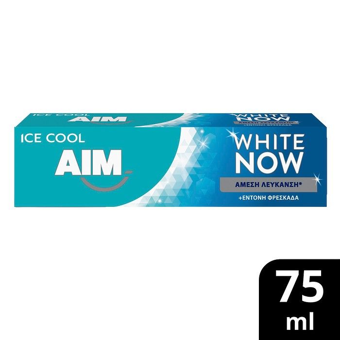 AIM Οδοντόκρεμα  White Now Ice Mint 75ml