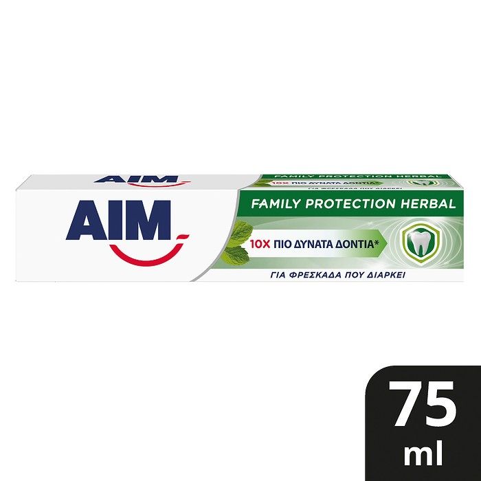 AIM Οδοντόκρεμα Family Protection Herbal 75ml