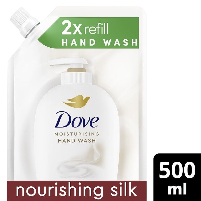 Dove Υγρό Κρεμοσάπουνο Silk Ανταλλακτικό 500ml