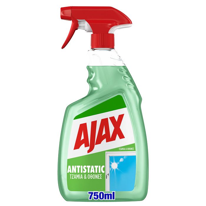 Ajax Antistatic Καθαριστικό Τζαμιών Αντλία 750ml