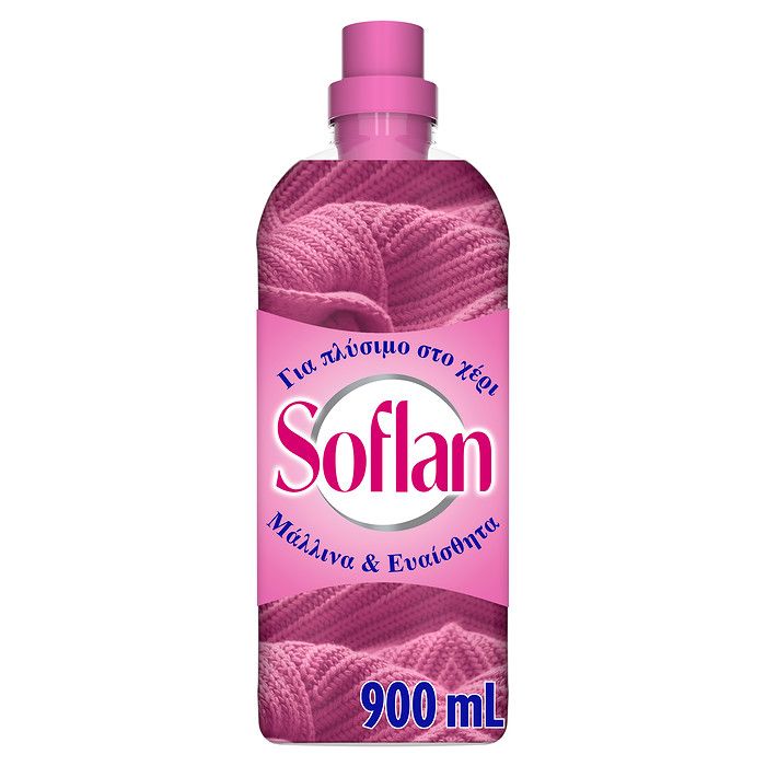 Soflan Για Πλύσιμο Στο Xέρι Υγρό Απορρυπαντικό Ευαίσθητων Ρούχων 900ml
