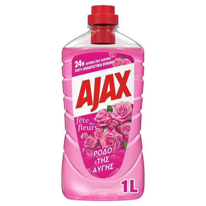 Ajax Γιορτή Λουλουδιών Ρόδο της Αυγής Καθαριστικό Πατώματος 1000ml