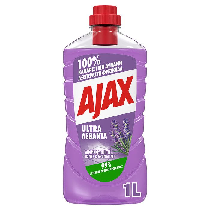 Ajax Ultra Λεβάντα Καθαριστικό Πατώματος 1000ml