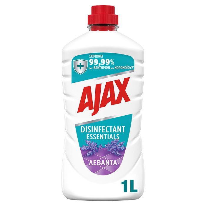 Ajax Απολυμαντικό Essentials Λεβάντα Καθαριστικό Πατώματος 1000ml