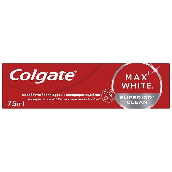 Colgate Max White Superior Clean Οδοντόκρεμα 75ml