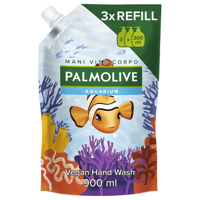 Palmolive Aquarium Υγρό Κρεμοσάπουνο Ανταλλακτικό Σακουλάκι 900ml