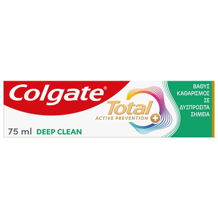 Colgate Total Active Prevention Plus Deep Clean Οδοντόκρεμα 75ml